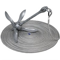 Ankarset, 6kg dragg 10mmx30m polyesterlina