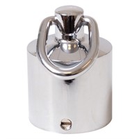 Räckesändfäste krom med ring Ø36mm