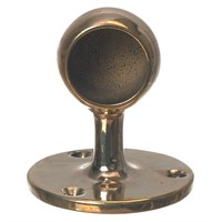 Ändstycke mässing 36mm stolpe