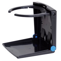 Flaskhållare plast justerbar svart