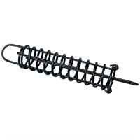 Förtöjningsfjäder stål svartlackerad 7,0 x 420mm