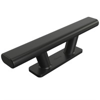 Pollare fyrkantig basplatta svarteloxerat 205x55 m1