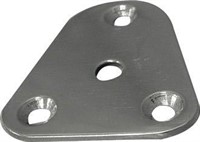 Underplatta RF stål trekantig 62 x 54mm