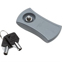 Handtag grått med lås