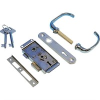 Dörrlås - utanpåliggande 46 x 113mm höger inåtgående komp.