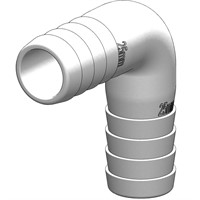 Trudesign Vinkelstycke 90° 25mm vitt