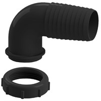 Nuova rade 90 grader12mm slangstos med ring 1 1/2