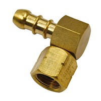 90° vinklad gaskoppling inv. ¼ til 8 mm slangnippel.