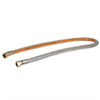 Gasolslang med stål inläggg 0,8m, 1/4 koppling