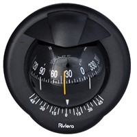 Riviera kompas POLARE BP2 100mm, skottmontering, svart