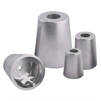 1852 Zink till sexkantig axelmutter, axel 30 mm