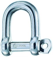 Straight shackle d 10 standard