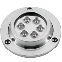 Undervattensbelysning utanpåliggande 14,2 W 8-30 V 6 LED blå