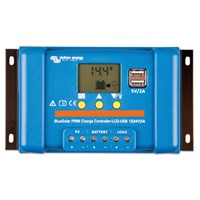 Victron BlueSolar PWM LCD och USB 12/24 V 10Amp