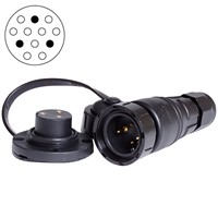 Quick däckkontakt 3-polig guld 10 Amp