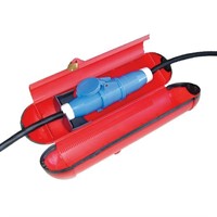 Cee 220v stänkskyddad kopplingsdosa med lås