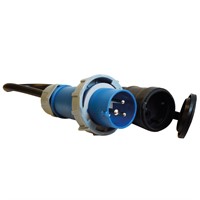 1852 CEE 220V hane IP67 til Schuko hona - 2,5mm2 kabel 0,5m
