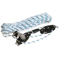 Rutgerson skotsystem 4:1 50mm block, 20m splits. lina 8mm