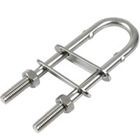 U-bygel Ø10 mm gänga l55 mm bredd invändigt 42 mm totalt l-130