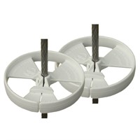 Sailguard hjul 2 st Ø 75 x 13 mm