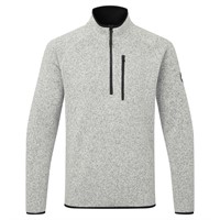 Gill 1500 Fleece jacka 1/4 blixtlås, Grå strl M