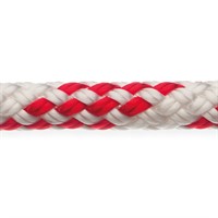 Robline Sirius 300 Fall/skot 8mm vit/röd - 1m