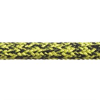 Robline Admiral 7000 Dyneema fall, 12mm svart/Gul  - 1m