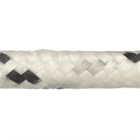 Robline Neptun 500 Skotlina, 6mm Vit/Svart  - 1 m