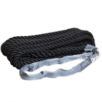 Robline förtöjning, öga m webbing, 3-slagen Navy 16mm 10 m