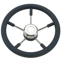 Stålratt m. svart ring Ø40 cm