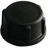 Plastlock svart 1/2 gänga