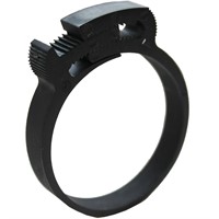 Slangklämma plast 11,1 - 12,9 mm svart - 6mm