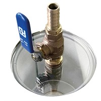 Guidi Polycarbonat lock med kulventil till 2 & 2 1/2