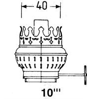 DHR Brännare mässing för 10