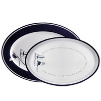 MB Welcome on board serveringsfat 30x22/35x25 cm 2 st