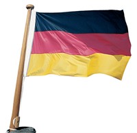 Båtflagga tyskland 90 x 54 cm