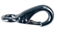 Karbinhake förnicklad mässing, 54 mm