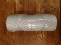 Nylon 6mm 90m vit o-flätad