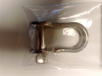 Schackel lyrformad rostfri m12